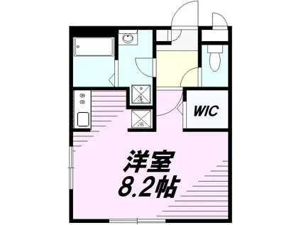 リブリ・ニュータウン(1K/3階)の間取り写真