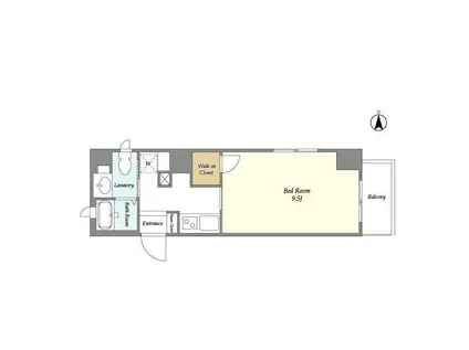 BPRレジデンス国立(1K/3階)の間取り写真