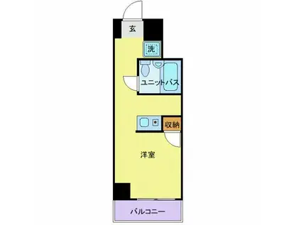 メゾン・ド・コンテス(ワンルーム/3階)の間取り写真