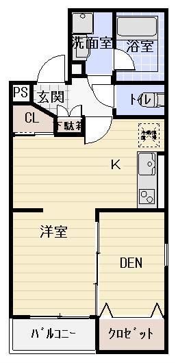 ヴィオラ七間町(ワンルーム/4階)の間取り写真