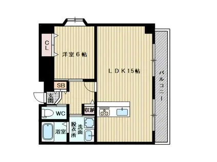 モア・ルミエール(1LDK/5階)の間取り写真