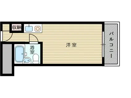 ビジネス新大阪(ワンルーム/5階)の間取り写真