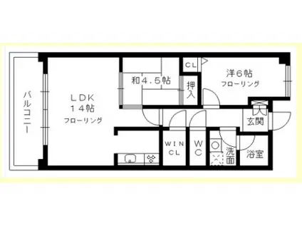 博多南線 博多南駅 徒歩12分 5階建 築22年(2LDK/3階)の間取り写真