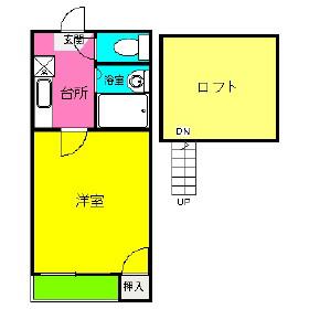 福岡市空港線 東比恵駅 徒歩9分 2階建 築27年(1K/2階)のその他写真