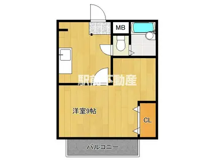 コーポNAO(1K/2階)の間取り写真