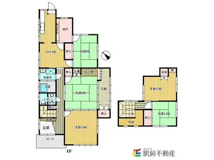 福岡県大川市 2階建 築46年(5SDK)の間取り写真