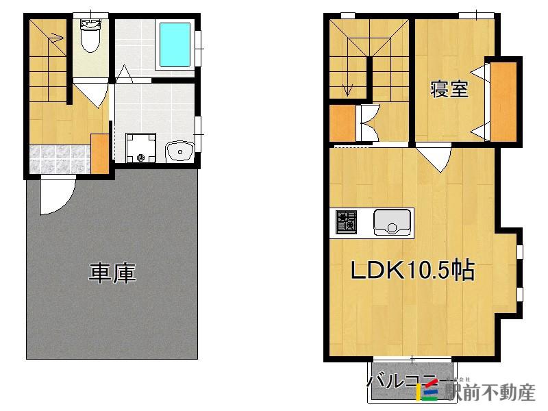 ヴェルディー新栄町(1LDK/1階)の間取り写真