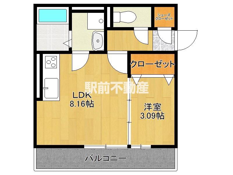 アコーデラ(1LDK/2階)の間取り写真