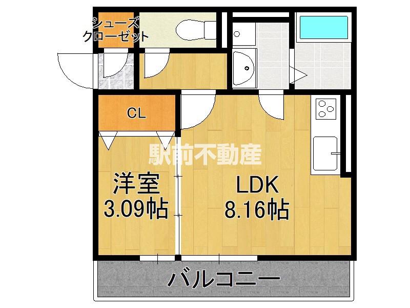 アコーデラ(1LDK/3階)の間取り写真