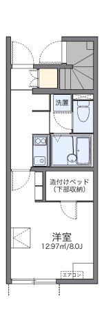 レオネクスト伊吹Ⅱ(1K/1階)の間取り写真