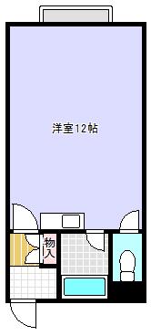 石部の郷なべしゃろーむ(ワンルーム/2階)の間取り写真