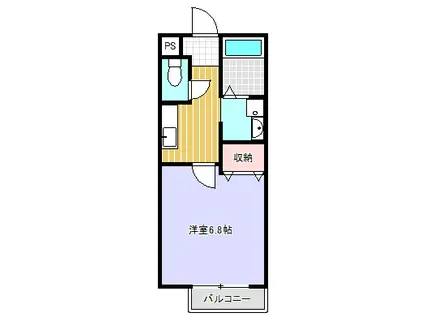 アドレス北泉(1K/1階)の間取り写真