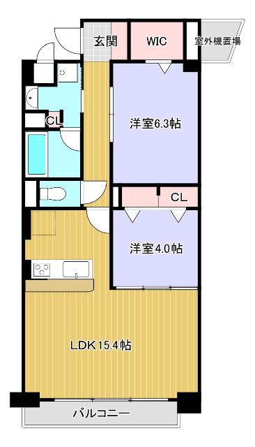 琳翔・石部(1SLDK/1階)の間取り写真