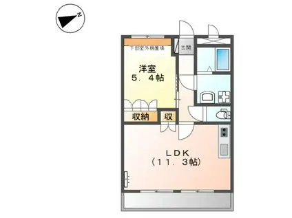 リフレイン グレース(1LDK/2階)の間取り写真