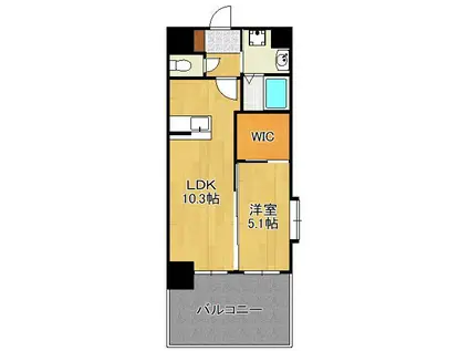 ビッグファミリー葛原(1LDK/2階)の間取り写真