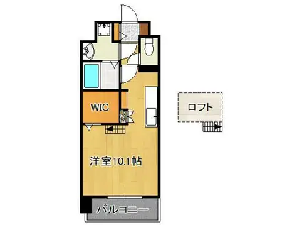 セフィロト(ワンルーム/4階)の間取り写真