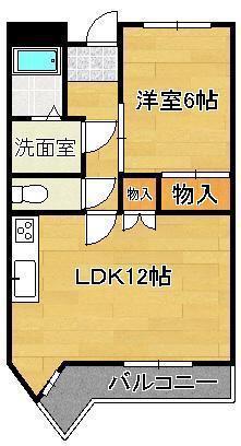 スタンフォード(1LDK/2階)の間取り写真