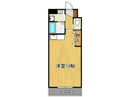 エトワール・ド・ヒサノ(ワンルーム/2階)の間取り写真