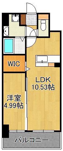 エストラーダ小倉(1LDK/7階)の間取り写真