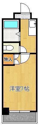 パノラマプラザ(1K/3階)の間取り写真