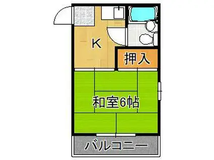 ONE FLAT GION (ワンルーム/3階)の間取り写真