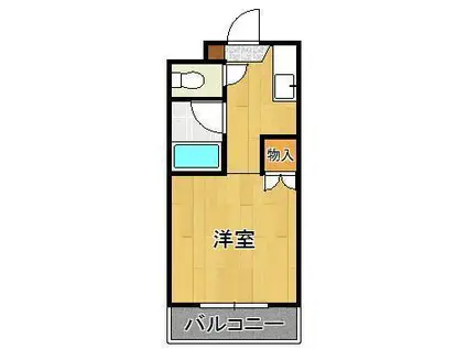 プレアール戸畑駅東(1K/4階)の間取り写真