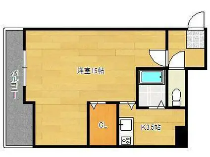 ユーフォリウム・マタマ(ワンルーム/11階)の間取り写真