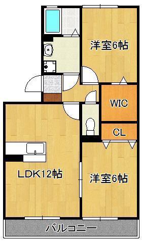 セジュール壱号館(2LDK/1階)の間取り写真