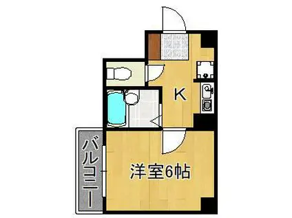 マンション葉山自由ヶ丘(1K/4階)の間取り写真