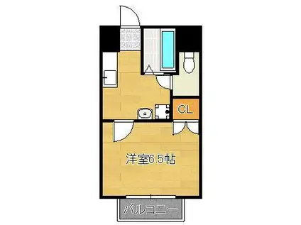 STY-1マンション(1K/2階)の間取り写真