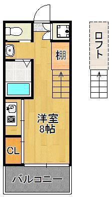 GC21.NETビル(ワンルーム/2階)の間取り写真