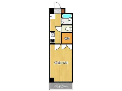 MUU.折尾(1K/2階)の間取り写真