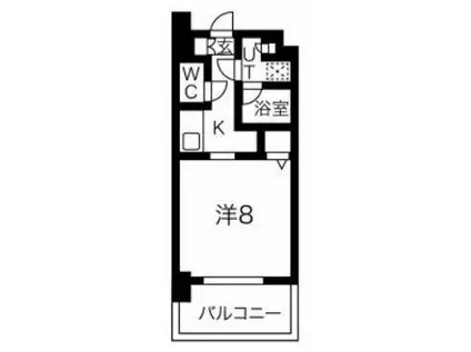 GRAN PASEO門前仲町II(1K/9階)の間取り写真