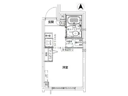 CREAL住吉II(ワンルーム/3階)の間取り写真