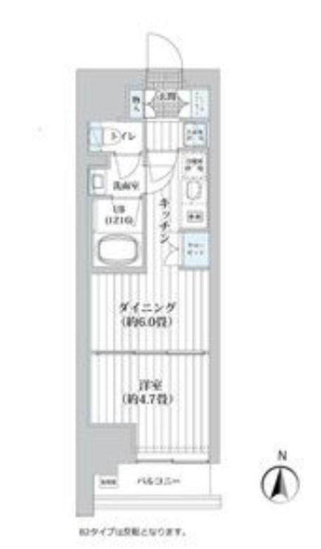 ライオンズフォーシア清澄白河(1DK/9階)の間取り写真