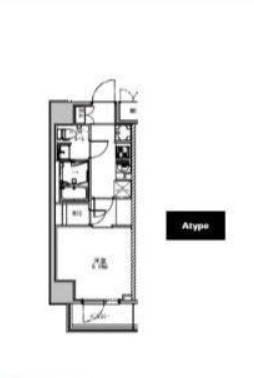 SーRESIDENCE押上サウス(1K/2階)の間取り写真