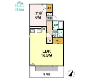 コーポきどこⅠ(1LDK/1階)の間取り写真