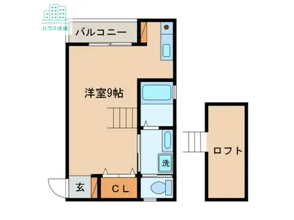 コーポYUKI(ワンルーム/1階)の間取り写真