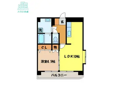 ステーションプラザ(1LDK/7階)の間取り写真