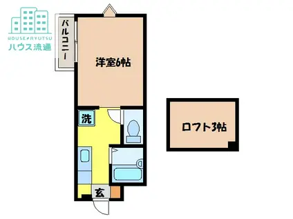 ザ・シーズンズ(ワンルーム/2階)の間取り写真