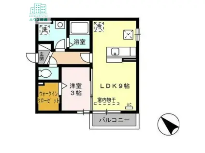 メゾン・ラ・パトリア G(1LDK/1階)の間取り写真