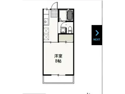 コーポ・レーベンC(1K/1階)の間取り写真