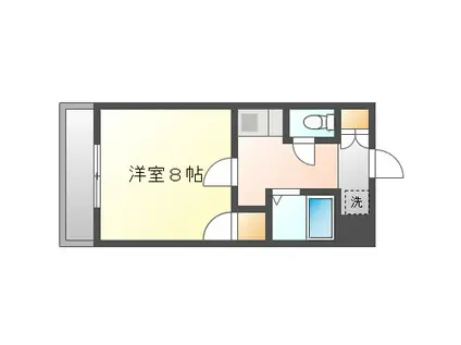 マーガレットM-Ⅱ(1K/5階)の間取り写真