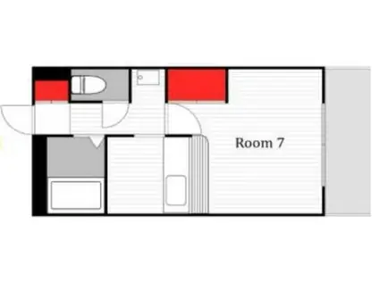 DAY MOON(1K/3階)の間取り写真