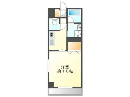 MIRAGE MARUNOUCHI(1K/4階)の間取り写真