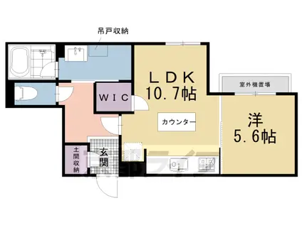 シャーメゾンSAITO(1LDK/3階)の間取り写真