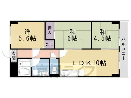 メゾン・ド・リッツ(3LDK/2階)の間取り写真