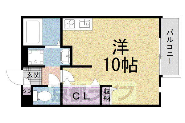 片町線 長尾駅(大阪) 徒歩6分 2階建 築18年(1K/2階)の間取り写真