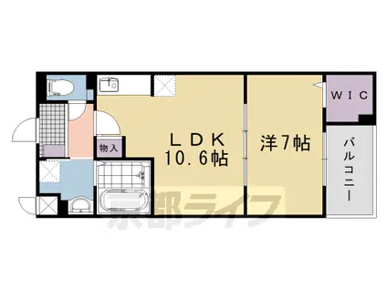 メゾン・ド・エフ(1LDK/1階)の間取り写真