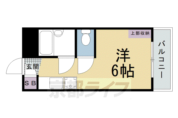 MOUNTAIN(1K/3階)の間取り写真